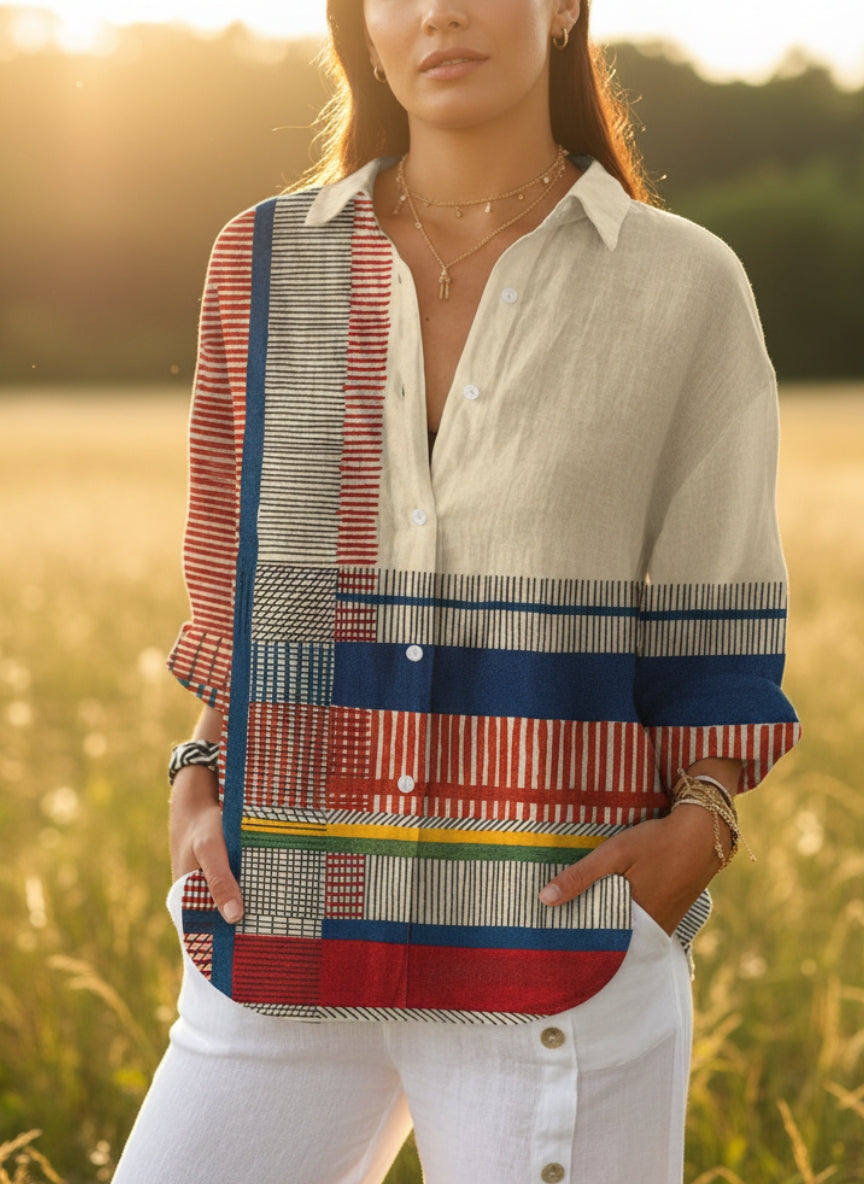 Freyja | Artistic Pattern Blouse