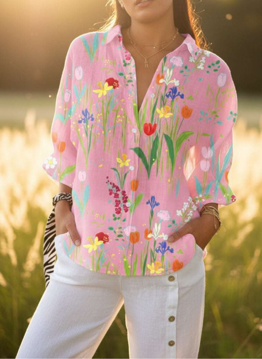 Fiona | Spring Garden Blouse
