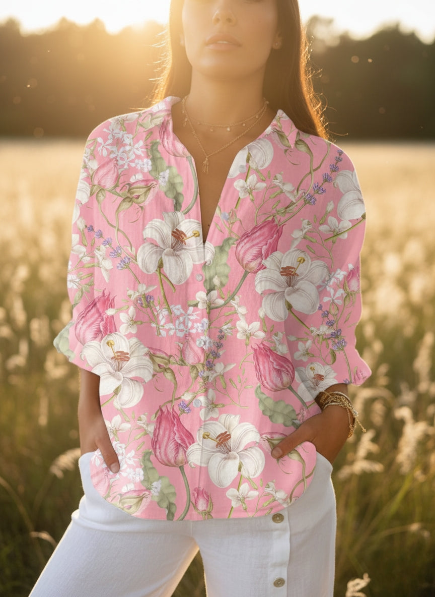 Frances | Elegant Bloom Blouse