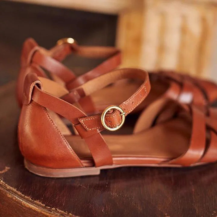 Alma | Strappy Flat Sandals